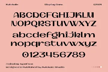 Kylie Boga Unique Display Sans Font