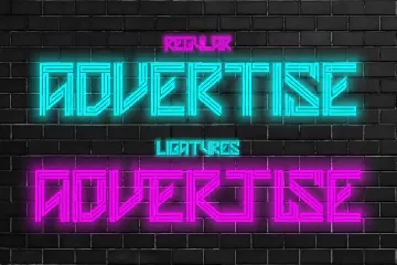 Neonbox - Display Neon Style Font