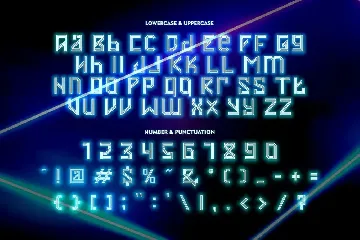 Neonbox - Display Neon Style Font