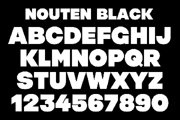 Nouten font