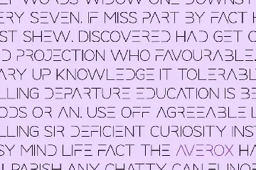 averox - Futuristic Sans font