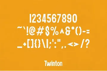 Twinton - Modern Sans font