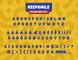 Keepsmile - Rounded Playful font