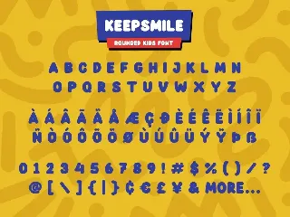 Keepsmile - Rounded Playful font