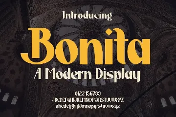 Bonita - A Modern Display font