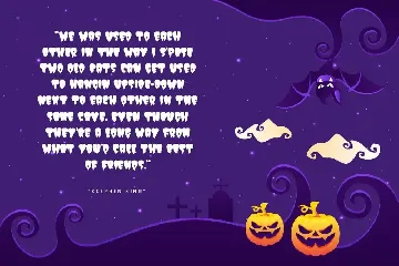 Batboo! - Hand Drawn Decorative Halloween Typeface font