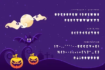 Batboo! - Hand Drawn Decorative Halloween Typeface font