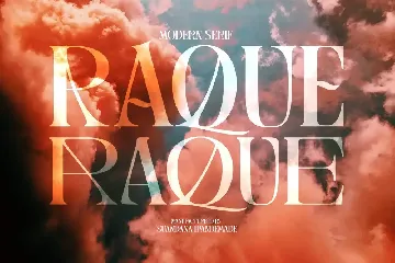 Raque - Modern Serif font