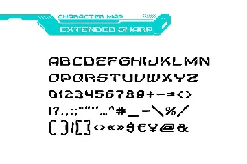 AiTech Sharp Extended Font