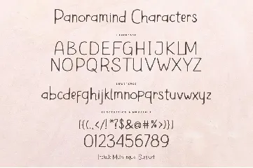 Panoramind font