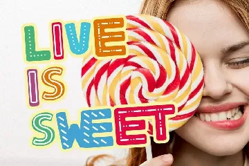 Colorful Candy - Quirky Display Font