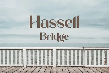 Halleigh - Modern Ligature Font