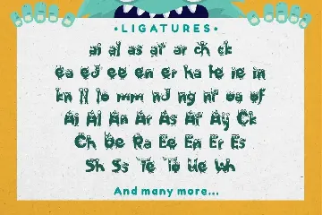 Friendly Monster - Character Monster Font