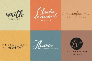 Milenium Script font