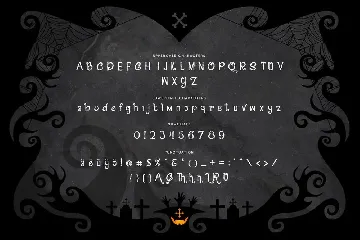 Russely - Curly Handrawn Halloween Font