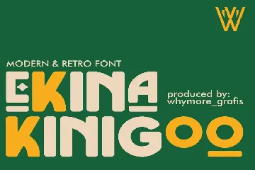 Ekina Kinigoo font