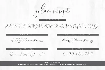 Yolan Unique Font