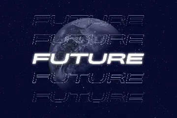 Modern Futuristic Font