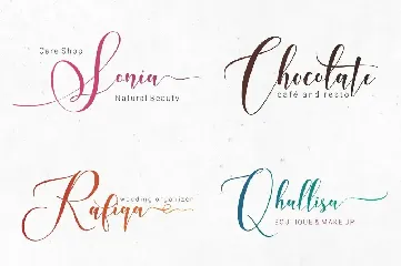 Whitedove Modern Script font