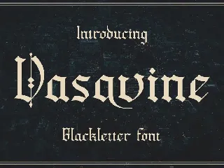 Vasavine font