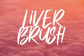 Hybrid Brush Font