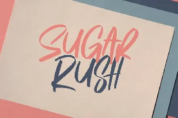 Hybrid Brush Font