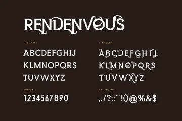 Rendenvous Serif Display Font