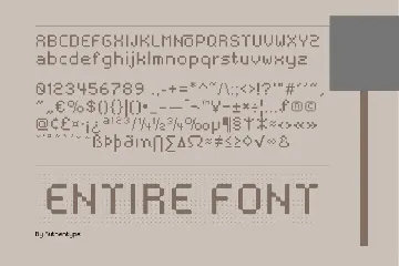 Lakonet - Digital Display Font