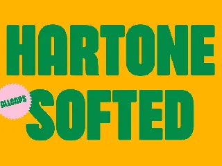 Hartone Softed font