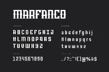 Marfanco Serif Display Font