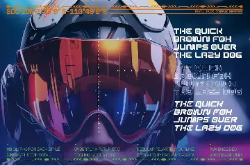 MOREKS - Futuristic Cyberpunk Tech Display Font