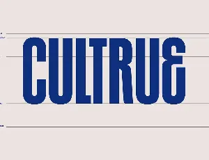 CULTRUE font