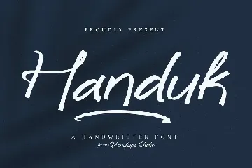 Handuk Handwritten Font