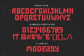 Tjackra - Display Typeface font