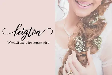 Leighton Script font