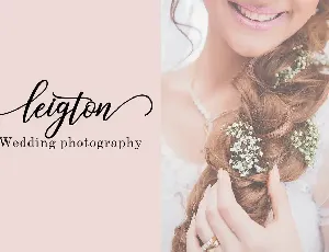 Leighton Script font