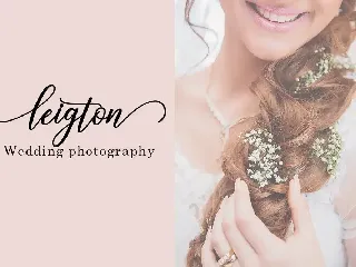 Leighton Script font