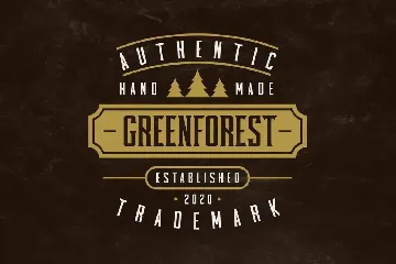 Pineforest - Classic Condensed Font