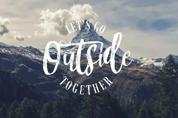 Mountain Script font