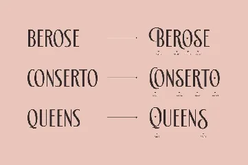 Berose Regular font