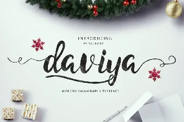 Daviya Script font