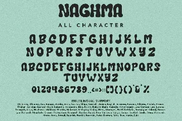 Naghma - Groovy Display Font