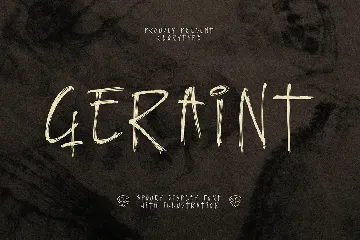 Geraint Spooky Display Font