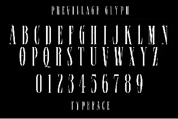 Previllage font