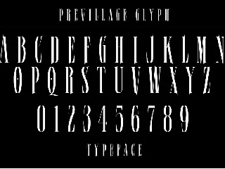 Previllage font