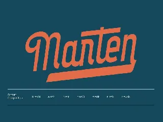 Parten font