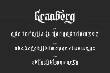 Modern Blackletter Font