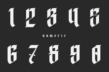 Modern Blackletter Font