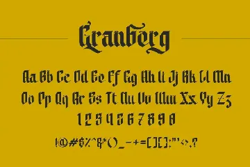 Modern Blackletter Font