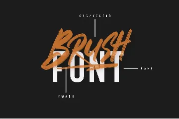 Pure Dance Brush Font